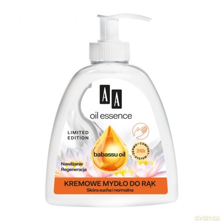 AA Oil Essence Kremowe Mydło do rąk w płynie Babassu Oil 285 ml