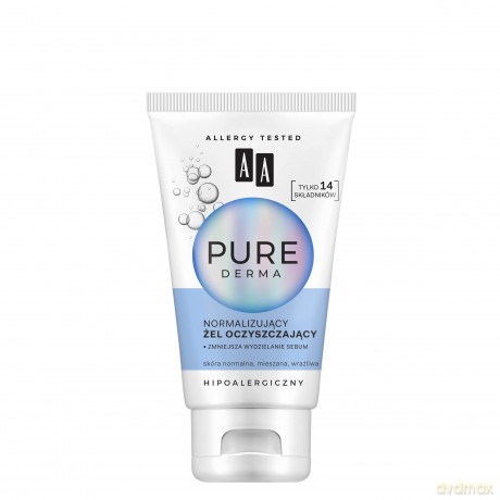 AA Pure Derma Normalizujący Żel oczyszczający - cera normalna,mieszana,wrażliwa 150 ml