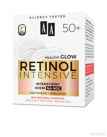 AA Retinol Intensive 50+ Intensywny Krem na noc - ujędrnienie + odbudowa 50 ml