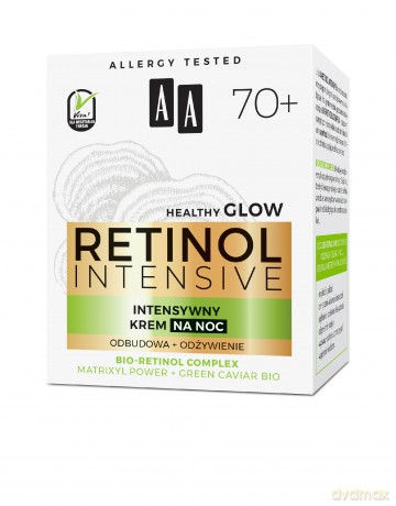 AA Retinol Intensive 70+ Intensywny Krem na noc - odżywienie + odbudowa 50 ml