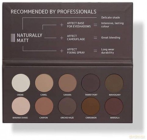AFFECT Paleta cieni prasowanych Naturally Matt 1szt