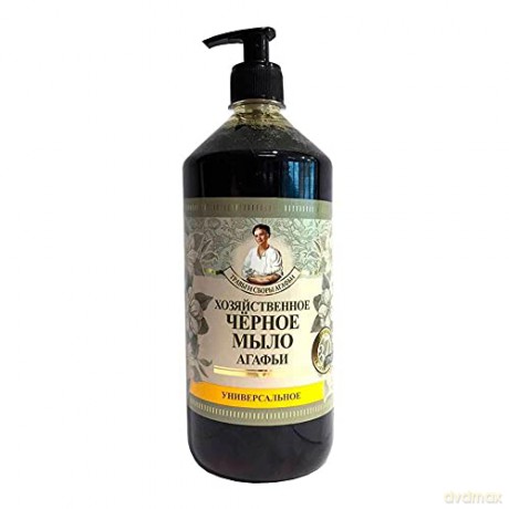 Agafia Mydło w płynie czarne - gospodarcze 1000 ml