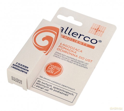 Allerco Emolienty Łagodząca Pomadka ochronna do ust 4.9g