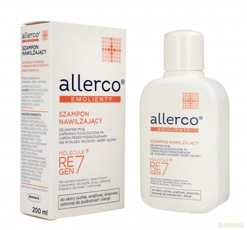 Allerco Emolienty Szampon nawilżający dla skóry suchej,wrażliwej i atopowej 200 ml
