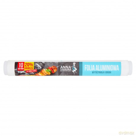 Anna Zaradna Folia aluminiowa 20% grubsza 10m rolka