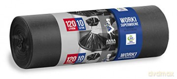 Anna Zaradna Worki na śmieci SUPERMOCNE 120L 10 szt