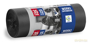 Anna Zaradna Worki na śmieci SUPERMOCNE 35L 15szt
