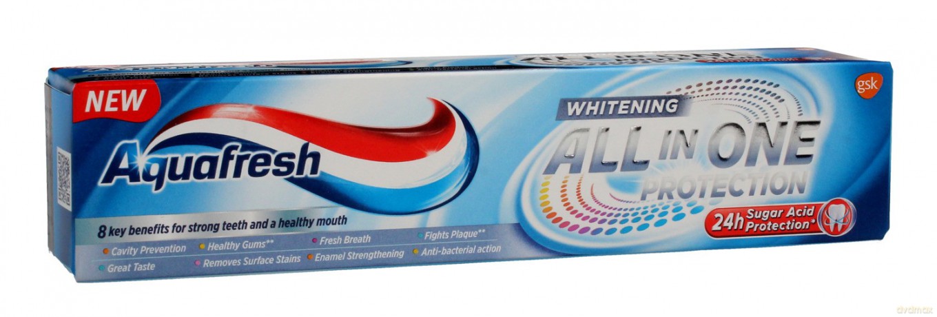 Aquafresh All In One Protection Pasta do zębów Whitening 100 ml
