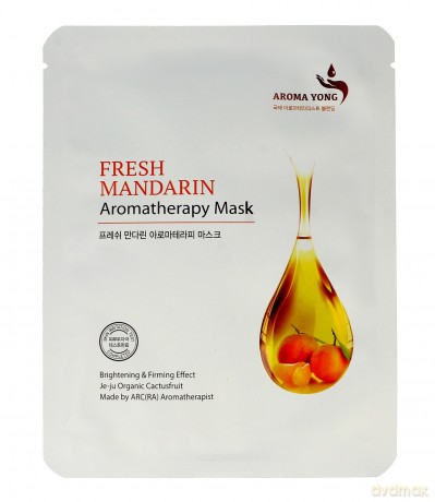 Aroma Yong Aromatherapy Mask Maska w płacie Fresh Mandarin 27g
