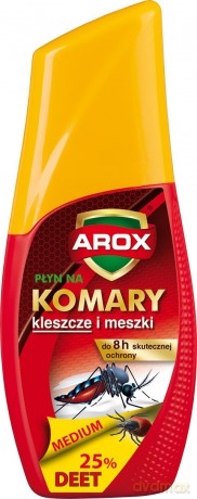 AROX Płyn Deet medium na komary,kleszcze,meszki 100 ml