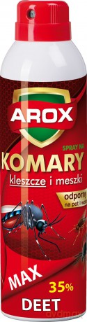AROX Spray Deet Max Medium na komary,kleszcze i meszki 250 ml