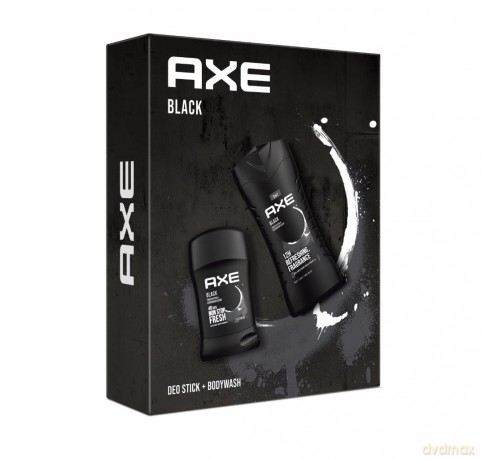Axe Zestaw prezentowy Black (dezodorant sztyft 50 ml + żel pod prysznic 250 ml)