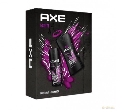 Axe Zestaw prezentowy Excite (dezodorant 150 ml + żel pod prysznic 250 ml)