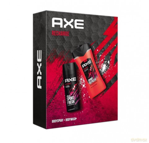 Axe Zestaw prezentowy Recharge (dezodorant 100 ml + żel pod prysznic 200 ml)