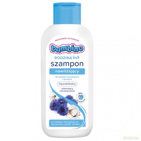 Bambino Rodzina Szampon do włosów nawilżający - włosy suche i normalne 400 ml