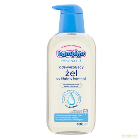 Bambino Rodzina Żel do higieny intymnej kojący Nagietek 400 ml