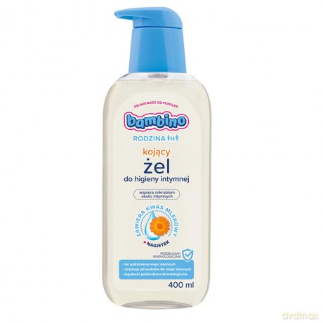 Bambino Rodzina Żel do higieny intymnej kojący Nagietek 400 ml