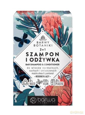 BARWA Barwy Botaniki Regenerujący Szampon i odżywka 2w1 w kostce 100g