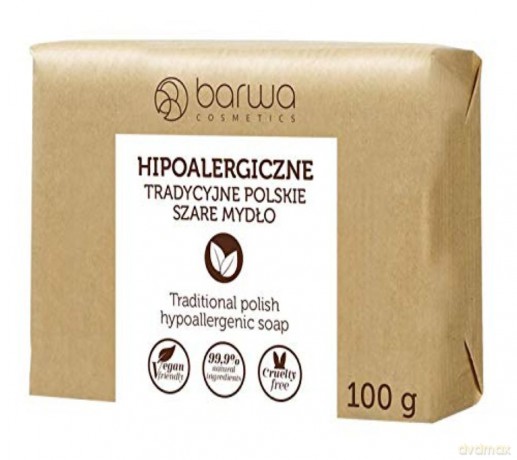 BARWA Hipoalergiczna Szare Mydło tradycyjne polskie w kostce 100g