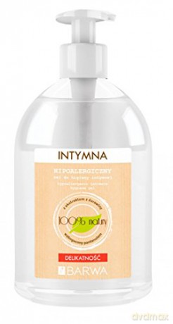BARWA Hipoalergiczna Żel do higieny intymnej łagodzący - Żurawina 500 ml