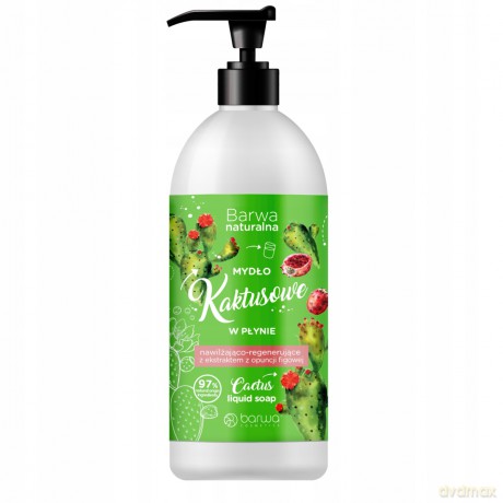 BARWA Naturalna Kaktus Mydło w płynie nawilżająco - regenerujące 500 ml