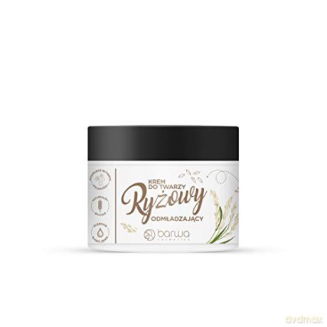 BARWA Naturalna Krem Ryżowy do twarzy na dzień i noc - odmładzający 50 ml