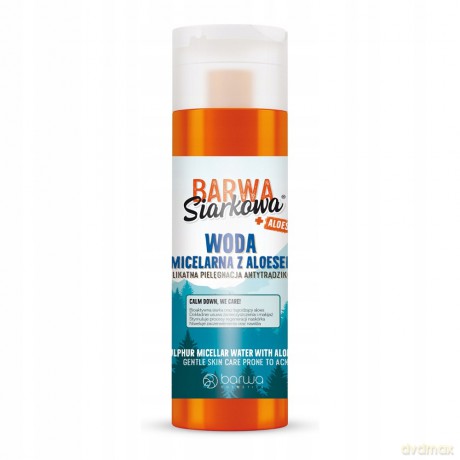 BARWA Siarkowa + Aloes Woda micelarna siarkowa z aloesem - pielęgnacja antytrądzikowa 200 ml