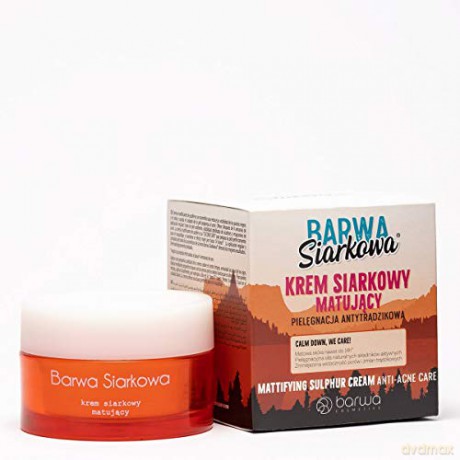 BARWA Siarkowa Krem siarkowy matujący - cera tłusta 50 ml