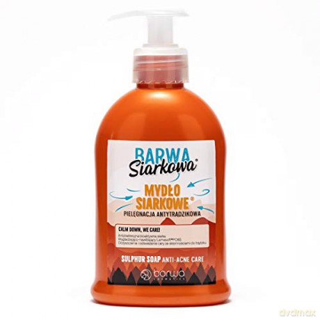 BARWA Siarkowa Mydło w płynie siarkowe antytrądzikowe 300 ml