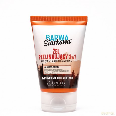 BARWA Siarkowa Peelingujący Żel 3w1 antytrądzikowy 120 ml