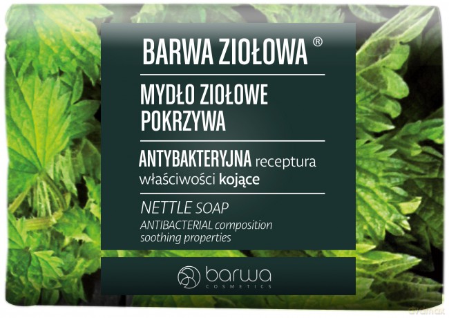 BARWA Ziołowa Mydło ziołowe w kostce Pokrzywa 100g