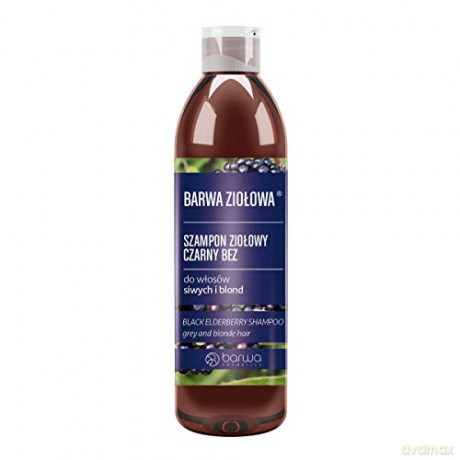 BARWA Ziołowa Szampon do włosów Czarny Bez - włosy blond i siwe 250 ml