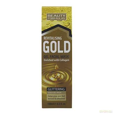 Beauty Formulas Gold Złota Maseczka rewitalizująca na twarz 100 ml