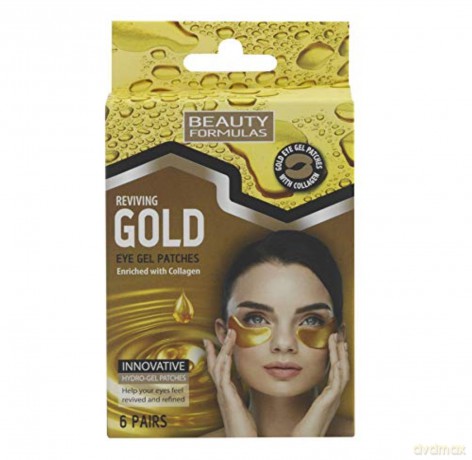 Beauty Formulas Gold Złote Płatki pod oczy 1op.-6 par
