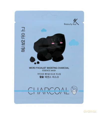 Beauty Kei Maseczka na płacie oczyszczająca Charcoal 1szt