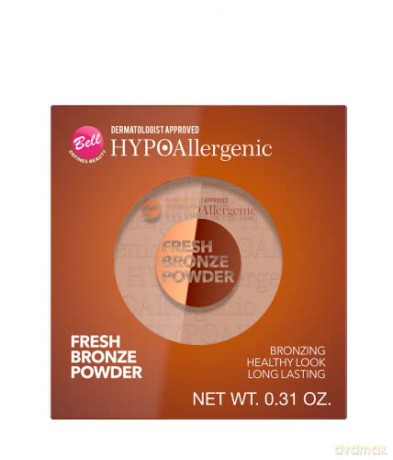 Bell Hypoallergenic Fresh Bronze Puder brązujący nr 02 1szt