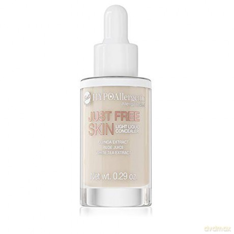 Bell Hypoallergenic Korektor w płynie Just Free Skin Light Liquid Concealer nr 01 Ivory 8.5g