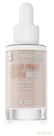 Bell Hypoallergenic Korektor w płynie Just Free Skin Light Liquid Concealer nr 03 Peach 8.5g