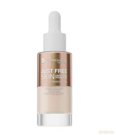 Bell Hypoallergenic Podkład Just Free Skin Light Foundation nr 02 Natural 24g