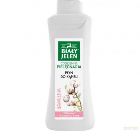 Biały Jeleń Codzienna Pielęgnacja Płyn do kąpieli hipoalergiczny Bawełna 750 ml
