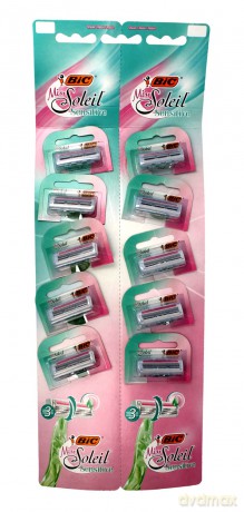 Bic Maszynka do golenia Miss Soleil Sensitive 1op.-10 szt