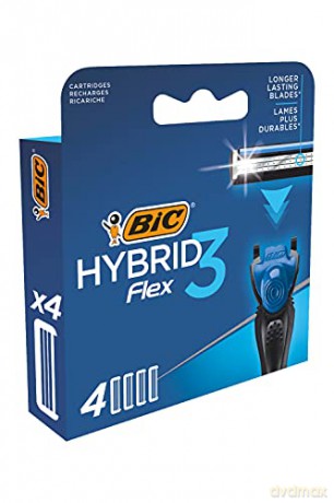 Bic System Wkłady do maszynki Hybrid Flex 3 Blister 1op.-4szt