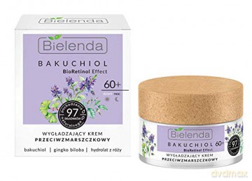 Bielenda Bakuchiol BioRetinol Effect 60+ Wygładzający Krem przeciwzmarszczkowy na dzień i noc 50 ml