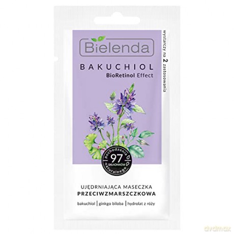 Bielenda Bakuchiol BioRetinol Effect Ujędrniająca Maseczka przeciwzmarszczkowa 8g