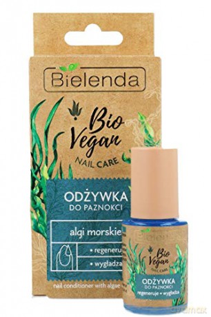 Bielenda Bio Vegan Nail Care Odżywka do paznokci Algi Morskie - regenerująco-wygładzająca 10 ml