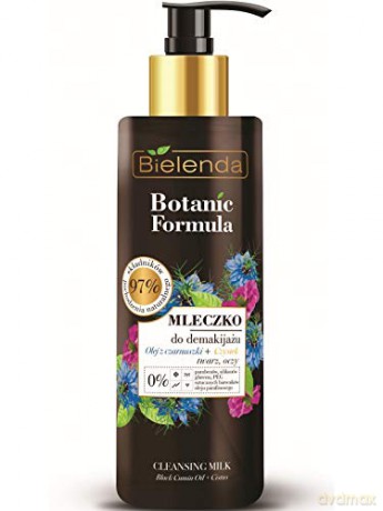 Bielenda Botanic Formula Olej z Czarnuszki+Czystek Mleczko do demakijażu przeciwzmarszczkowe 200 ml