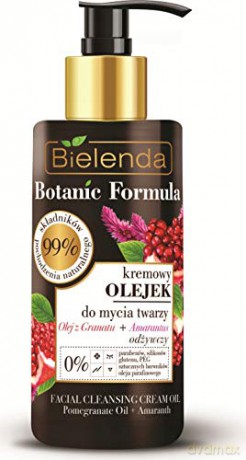 Bielenda Botanic Formula Olej z Granatu+Amarantus Kremowy Olejek odżywczy do mycia twarzy 140 ml
