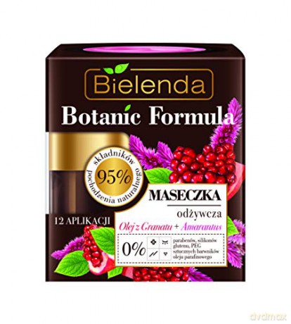 Bielenda Botanic Formula Olej z Granatu+Amarantus Maseczka odżywcza do twarzy 50 ml