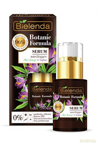Bielenda Botanic Formula Olej z Konopi+Szafran Serum nawilżające na dzień i noc 15 ml