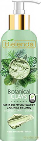 Bielenda Botanical Clays Zielona Glinka Pasta do mycia twarzy 190g